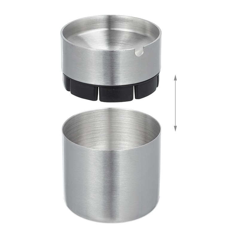 Relaxdays Ashtray with Lid, Outdoor & Indoor, H x D