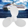 Ymiko Boat Motor Propeller Motor Propeller Outboard 3-Blade Propeller Electric