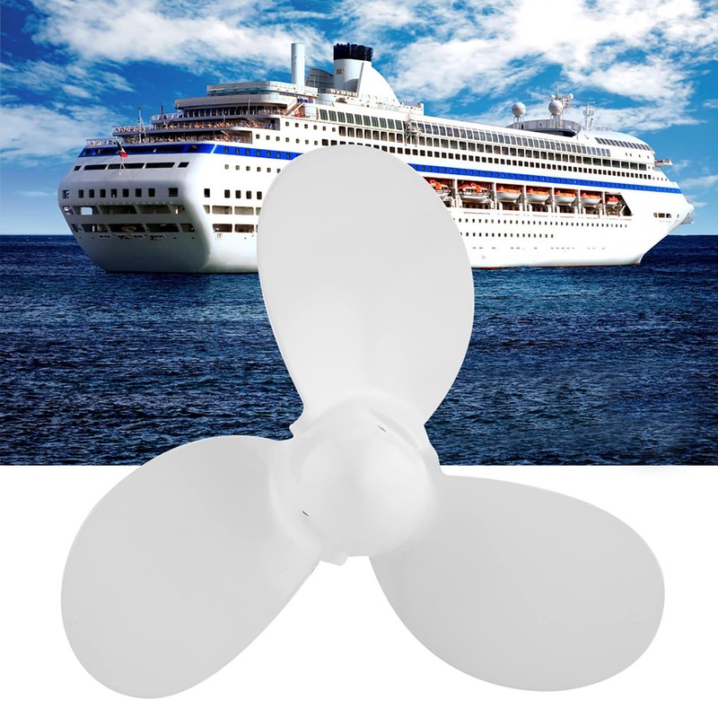 Ymiko Boat Motor Propeller Motor Propeller Outboard 3-Blade Propeller Electric