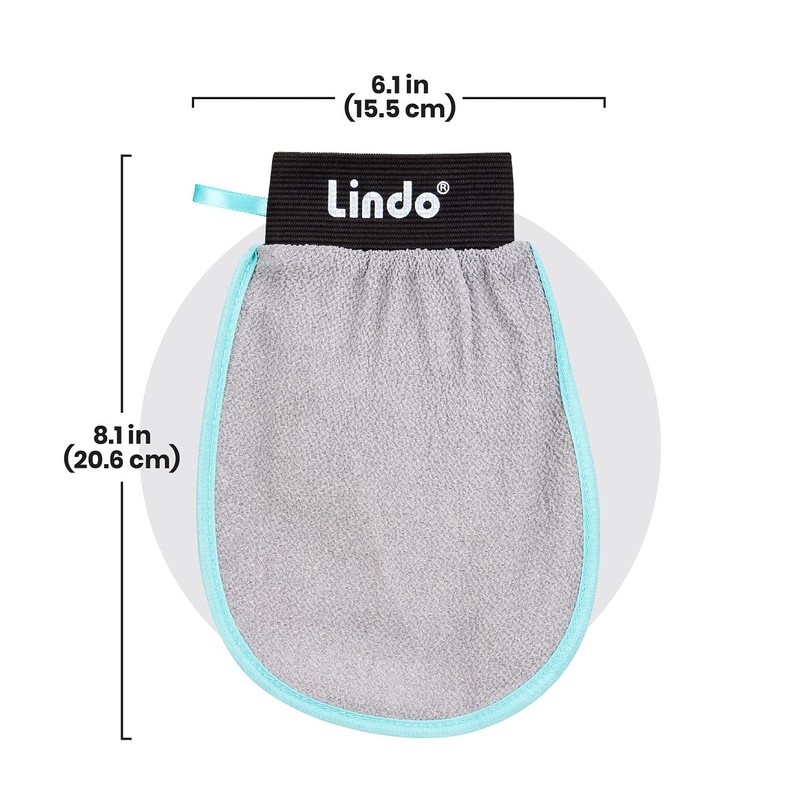 New Lindo Dermaglove - Deep Exfoliation Mitt, Remove Dead Skin,