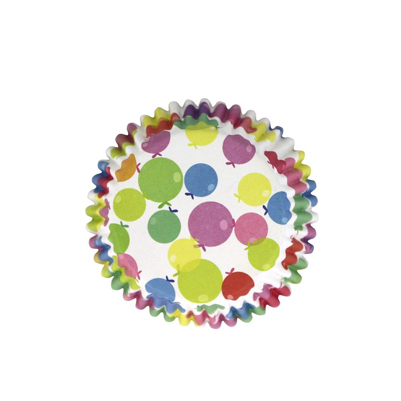 PME Balloons Cupcake Cases Foil Lined - 30 Pack, BC828