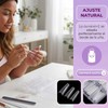 Nivofu 480 Piezas Uñas Postizas Largas y Transparentes, No C