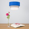 MiniSun | Round Modern 3 Tier Fabric Ceiling Pendant Light