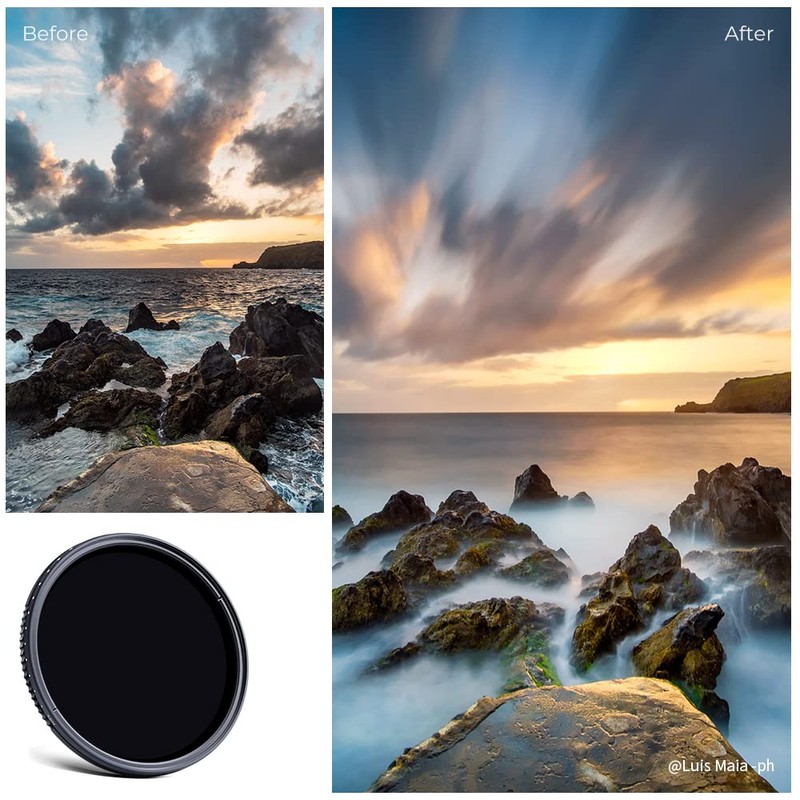 K&F CONCEPT 49mm Variable ND Filter Adjustable Fader Neutral Density