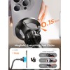 LISEN LISEN for Gooseneck Phone Holder for Bed Magsafe Stand for iPhone 16 Stand,Flexible for iPhone Holder for Desk Magnetic Adjustable Cell Phone Stand Holder Compatible with iPhone 16 Pro 15 14 iPad
