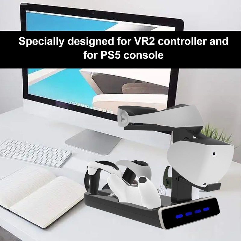 Charger Base Indicator Light Display Storage Stand Charging Station for