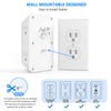 JcBlaon 6-Outlet Surge Protector Wall Charger with 4 USB Ports