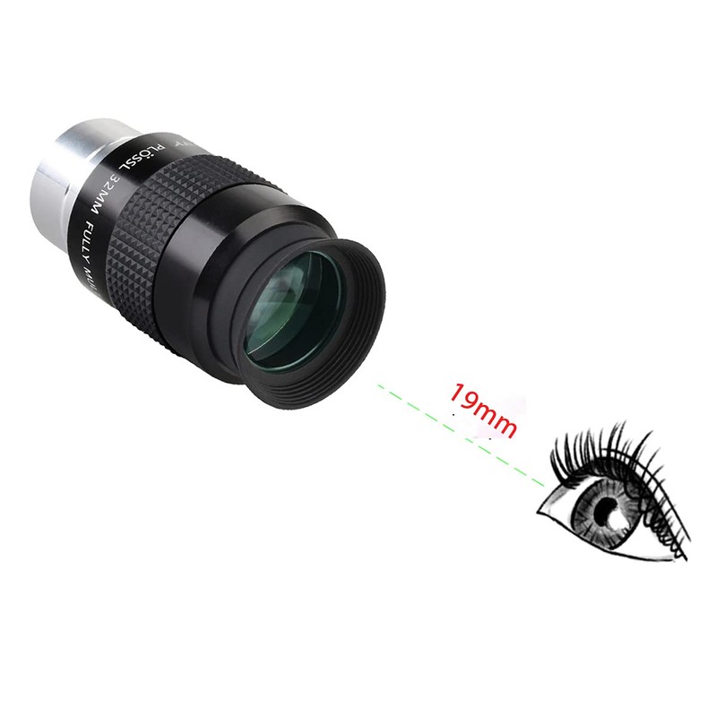 SVBONY SV131 Eyepiece 32mm 1.25 Inch Plossl Telescope Eyepiece Standard