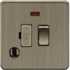 Knightsbridge 13A Switched Fused Spur with Neon and Flex Outlet