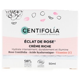 Centifolia Éclat de Rose Rich Organic Cream 50 ml