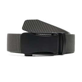 Men's Ratchet Web Belt, Golf Belt Nylon Automatic Buckle Belt for Hiking Rigger Military Work-Quick Release