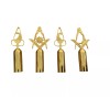 Gold Color Freemason Masonic Pole Topper, Masonic BLUE LODGE RODS