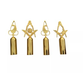 Gold Color Freemason Masonic Pole Topper, Masonic BLUE LODGE RODS & TOPS