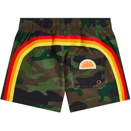 SUNDEK Boardshort per ragazzi con elastico in vita, costume da bagno con taglia per età, 14 Anni