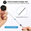 YoXinKau 2pcs/5pcs/10pcs/20pcs Hanging Name Badge Reel Clip for Name Plate