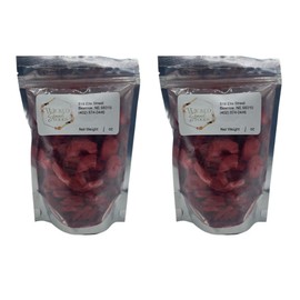 Wicked Good Foods | Freeze Dried Strawberries | Healthy Snack | Shelf Stable | Freeze Dried Fruit | Crispy Candy Alternative | Made in Nebraska | 1 oz Bag | 2-Pack