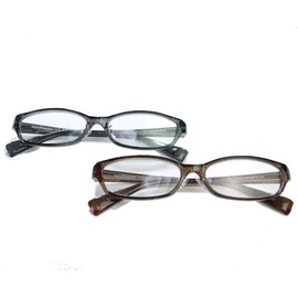 老眼鏡 おしゃれなシニアグラス AeroReader GR11 (+3.00, ブラウン)