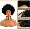 Liliaafar Gold African Jewelry Set for Women Afro Wig Hair