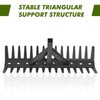 SILFISC 24'' Pond Rake, Weed Removal Tool, Steel Blades 24