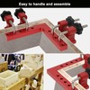 90 Degree Positioning Squares Right Angle Clamps for Woodworking -