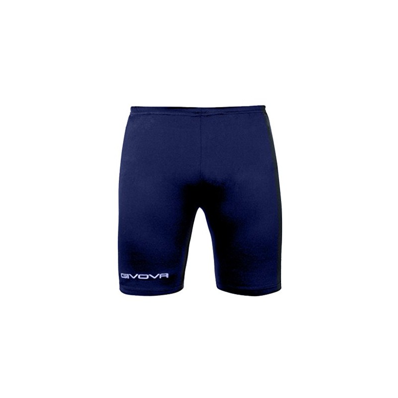 Givova Skin Shorts Men's Running Tights, Men's, Skin, Blue, XL