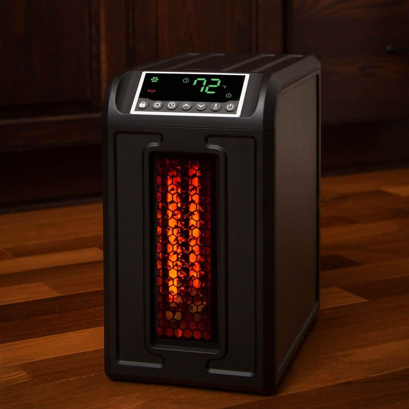 Lifesmart Infrared Quartz Space Heater, 1500W Portable 3 Element Heater