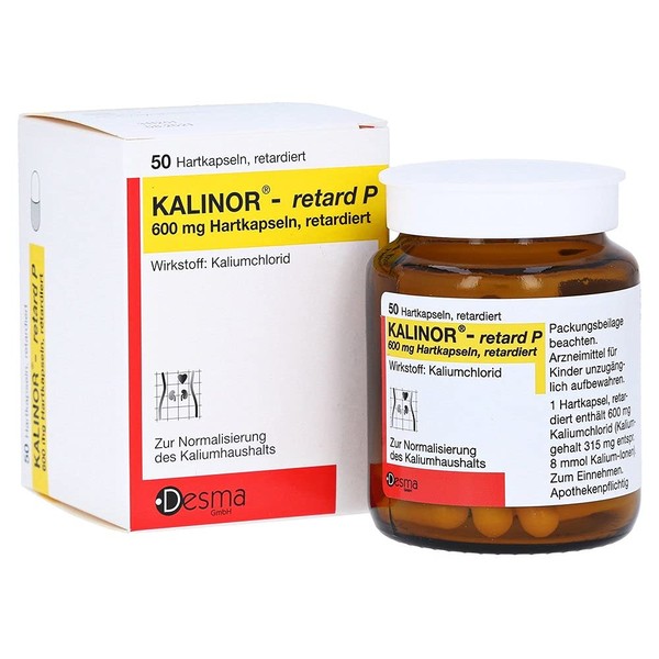 KALINOR P 600 mg Hard Capsules Pack of 50