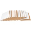 HEIHAK - 200 Hojas de Corcho Autoadhesivas 10x10 cm, Láminas