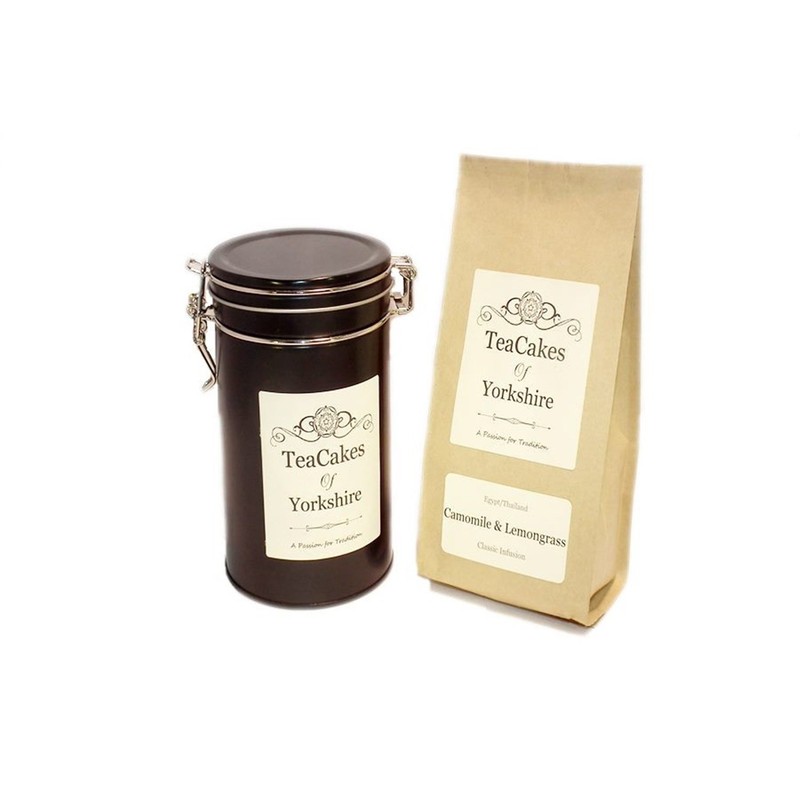 Camomile Lemongrass Herbal Tea Gift Caddy 50g Airseal Loose Leaf