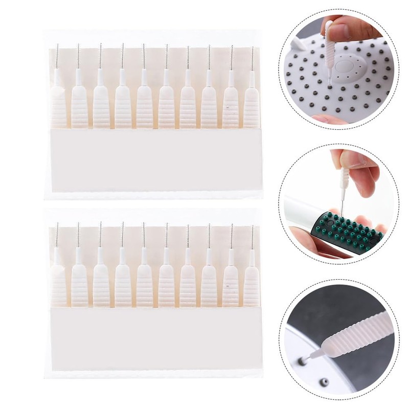 FOMIYES 20pcs Environmental Friendly Cleaning Brushes Drain Sprayer for Kitchen