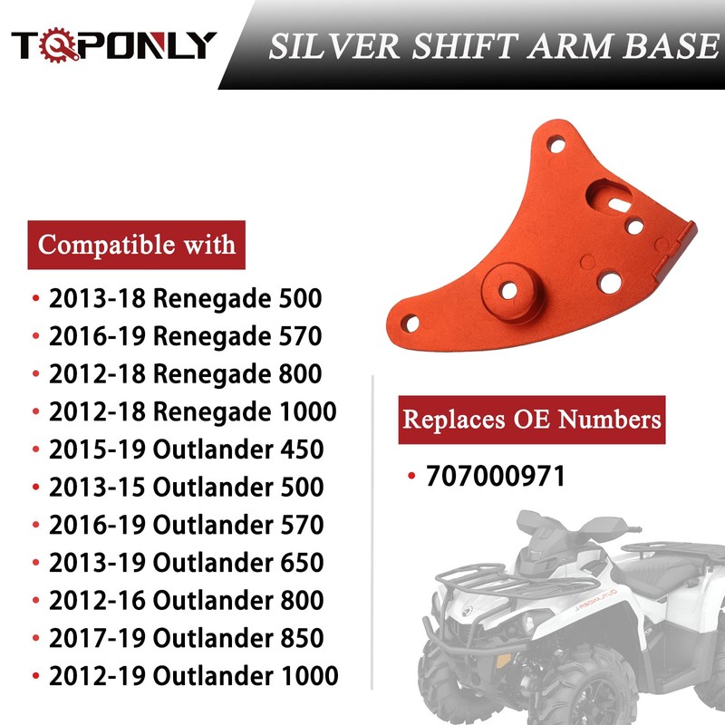 TQPONLY Shift Arm Base Shifter Bracket Compatible with Can-Am Renegade