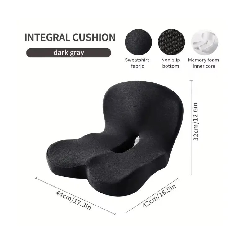Memory Foam Lumbar Support Pillow for Sitting Comfort – Waist