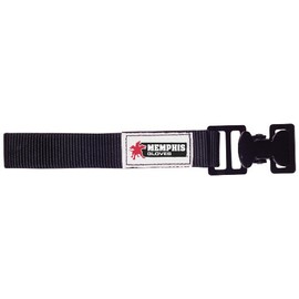MCR Safety GCB Nickel Gloves Utility Clip with Nylon Strap, Black,Large