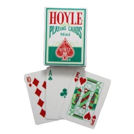 Hoyle Mini Deck Holiday Edition Green Playing Cards Xmas Tiny Small by Bicycle