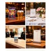 Acrylic Sign Holder 4x6 Inch (6 Pack) - Vertical Clear