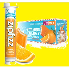 Zipfizz 30 Tubes Zipfizz Multi-Vitamin Energy Hydration Drink Mix  ORANGE CREME FLAVOR