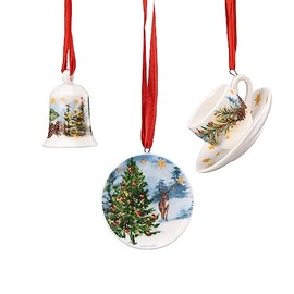 Hutschenreuther Sammelserie 2023 Am Weihnachtsbaum Mini Set of 3 Cups