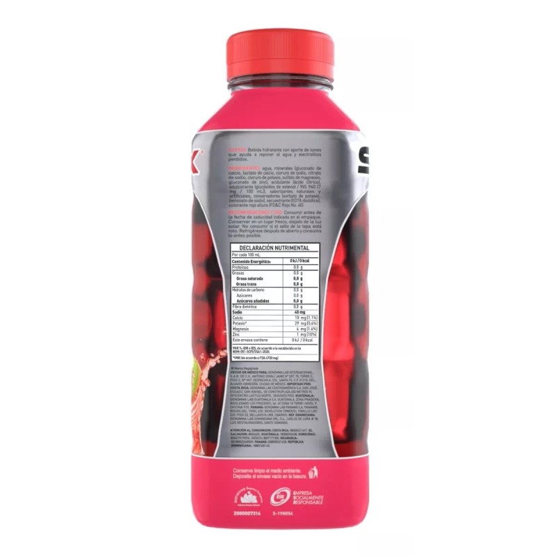 Suerox Bebida Hidratante Fresa Kiwi 630 Ml. Electrolitos