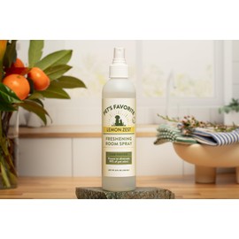 Pet’s Favorite Freshening Room Spray - Concentrated Air Freshener - Pet-Friendly Air Freshener - Pet Odor Eliminator Room Spray - Lemon Zest - Pack of 2