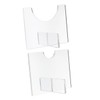 Totority 2pcs Acrylic Baseball Bat Display Holder Horizontal Desktop Rack