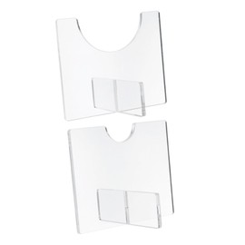 Totority 2pcs Acrylic Baseball Bat Display Holder Horizontal Desktop Rack for Collectors Transparent Bat Support Base for Baseball Enthusiasts Sturdy and Space Saving Design