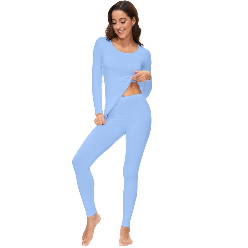 WiWi Conjunto de ropa interior de bambú ultra suave para