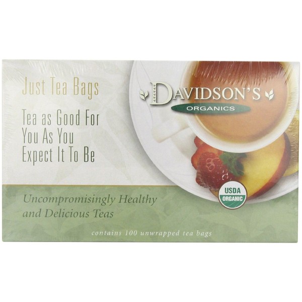 Davidson's Organics, Rooibos Spiced Chai, 100-count Unwrapped Tea Bags
