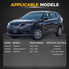 AUIMSOCO For 2007-2012 Nissan Sentra - 2x Front Wheel Hub & Bearings Assembly 513298