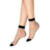 LORES Patterned Fancy Women's Socks Short Sheer Pop Stocking Free