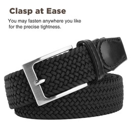 FAIRWIN Stretch Elastic Men Nylon Belts Golf Casual Braided Elastique Ceinture Homme Jeans Men’s Gift Baseball Adjustable Fabric Belts
