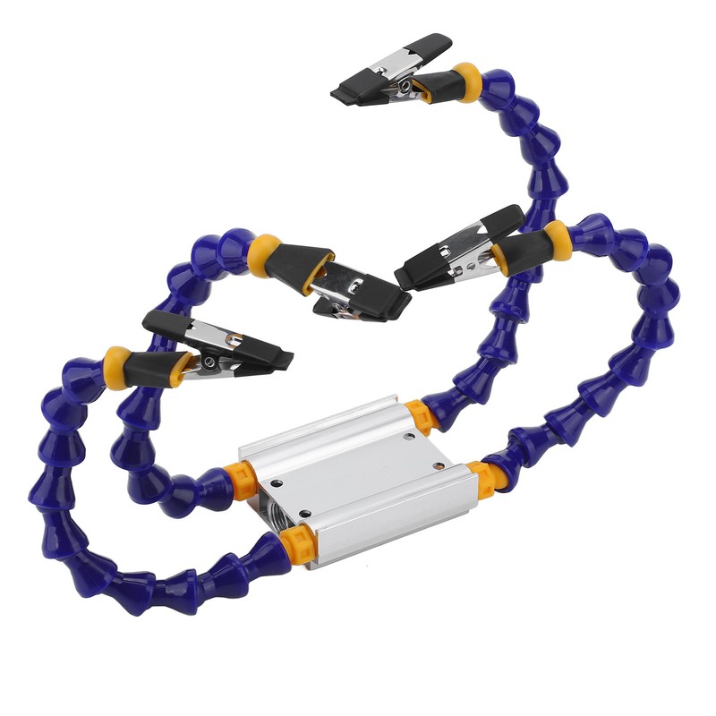 Soldering Helping Hands ABS Flexible Arm Aluminum Alloy Base Third