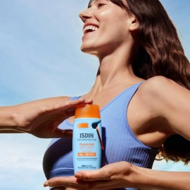 ISDIN Fotoprotector Fusion Gel Sport SPF 50+, Protector Solar Corporal en gel ideal para practicar deporte, 100ml