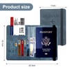 Souvik Passport Holder with RFID Blocker, Secure Passport Case for