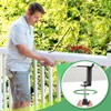Biubee Deck Bird Feeder Hanger for Railing- 2Pack Heavy Duty